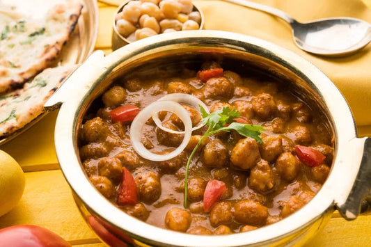 chana masala recipe image which serve in bowl