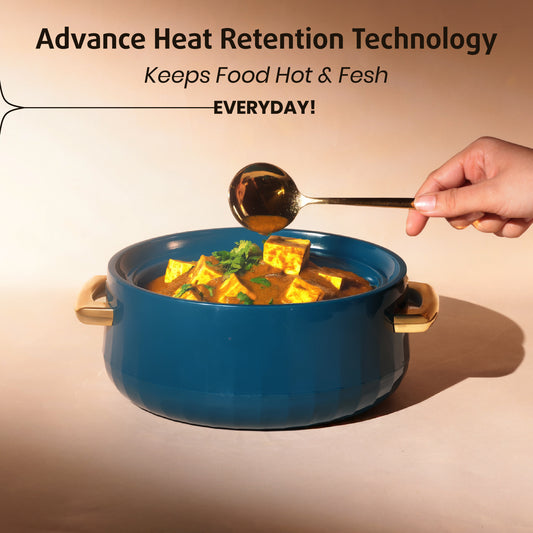 Selvel Elegance Casserole – Emerald Green (1700ml, Insulated Hotpot)