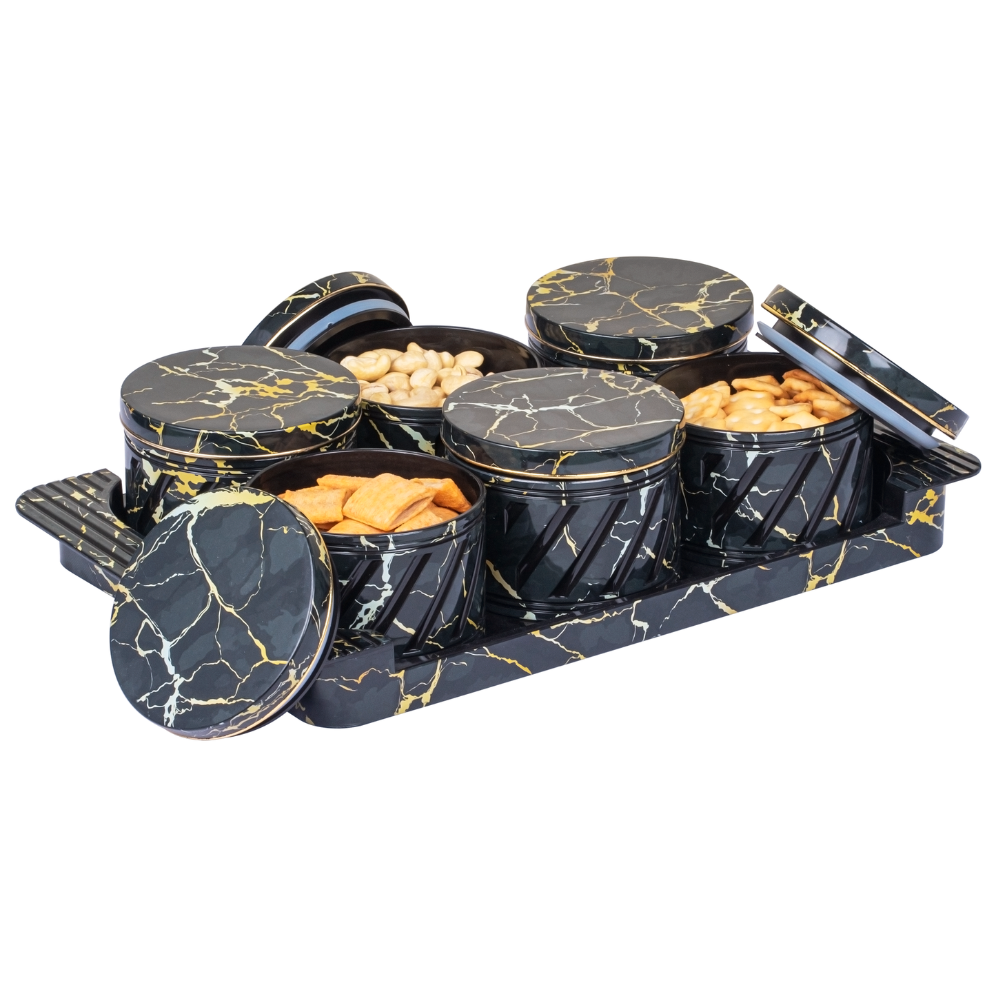 Italian Container Set of 6-Black