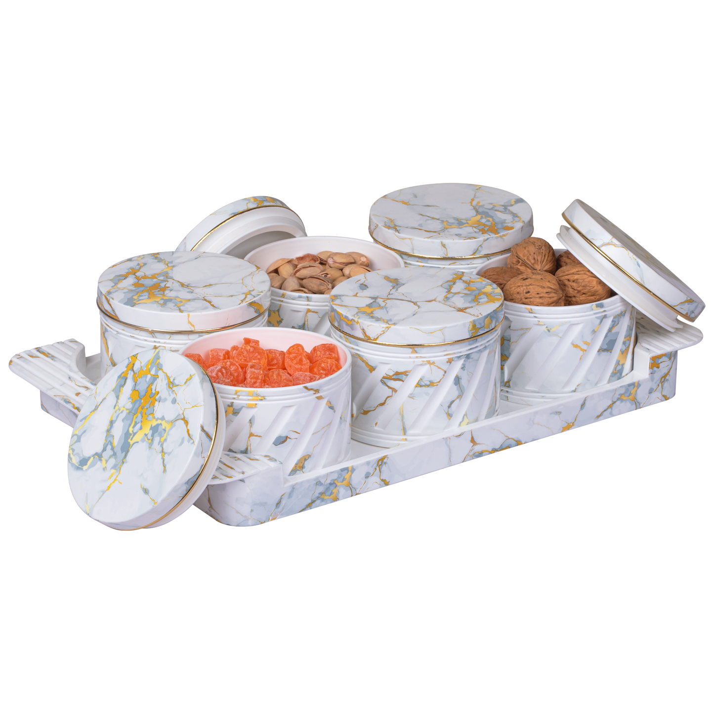 Italian Container Set of 6-Black
