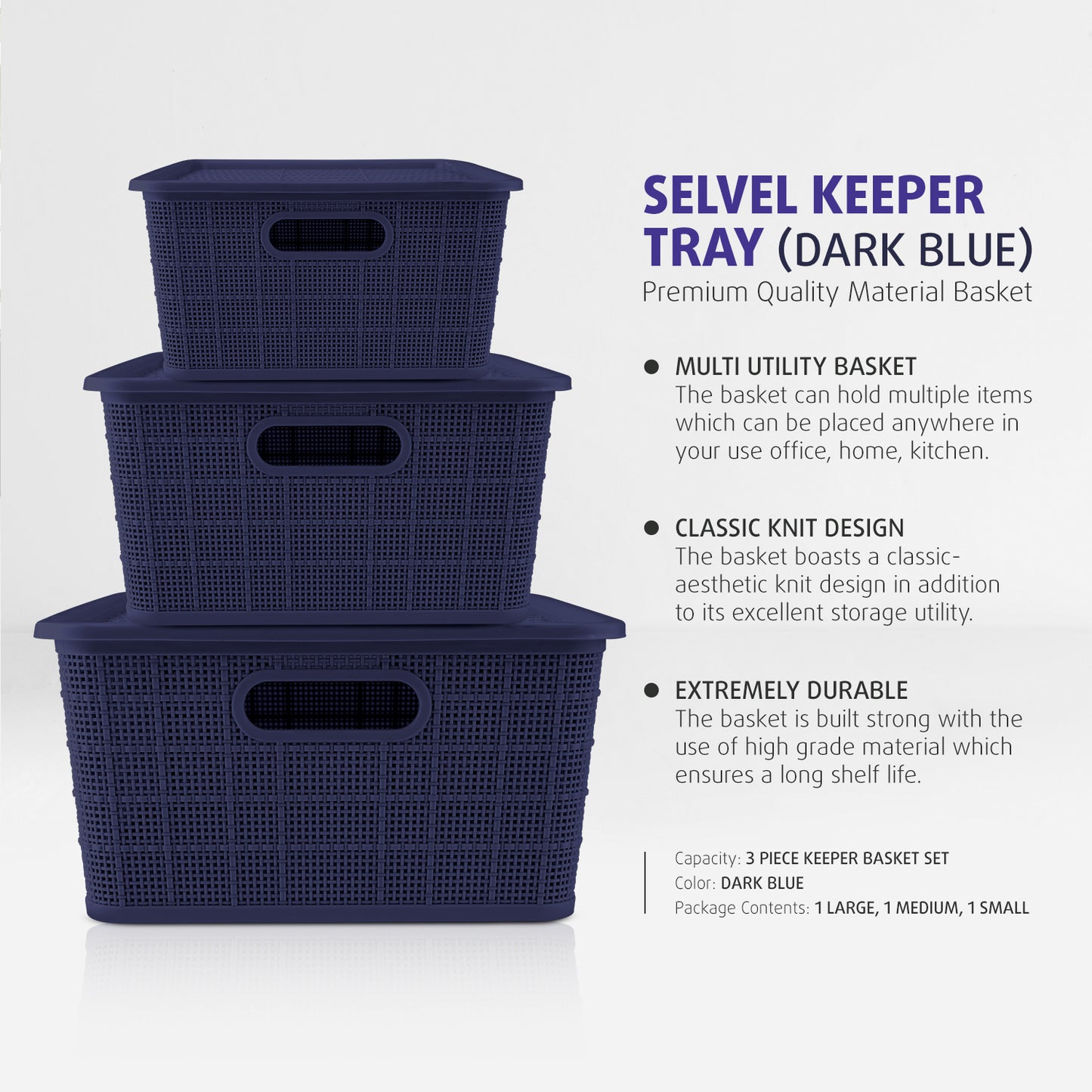 Keeper Basket Dark Blue