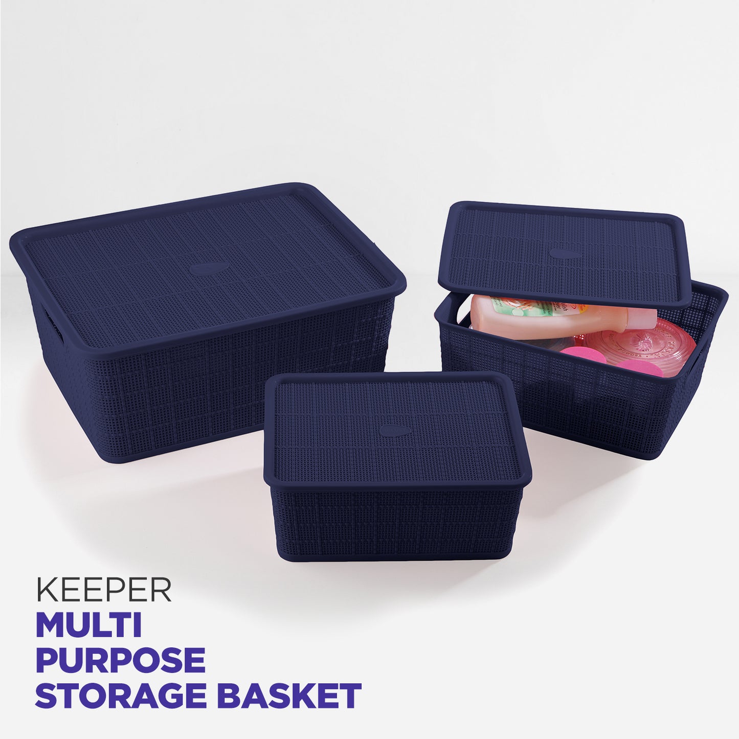 Keeper Basket Dark Blue