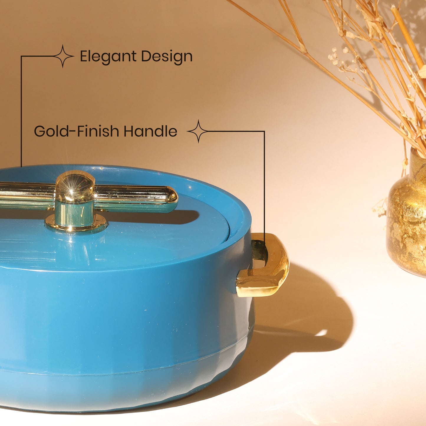 Selvel Elegance Casserole – Emerald Green (1700ml, Insulated Hotpot)