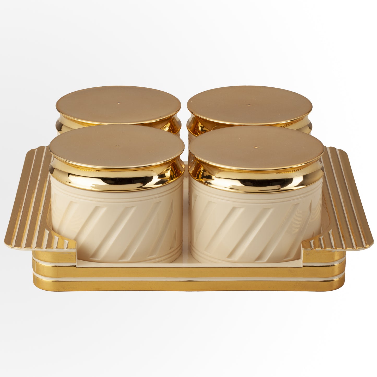 Elegance Container set of 4 Ivory