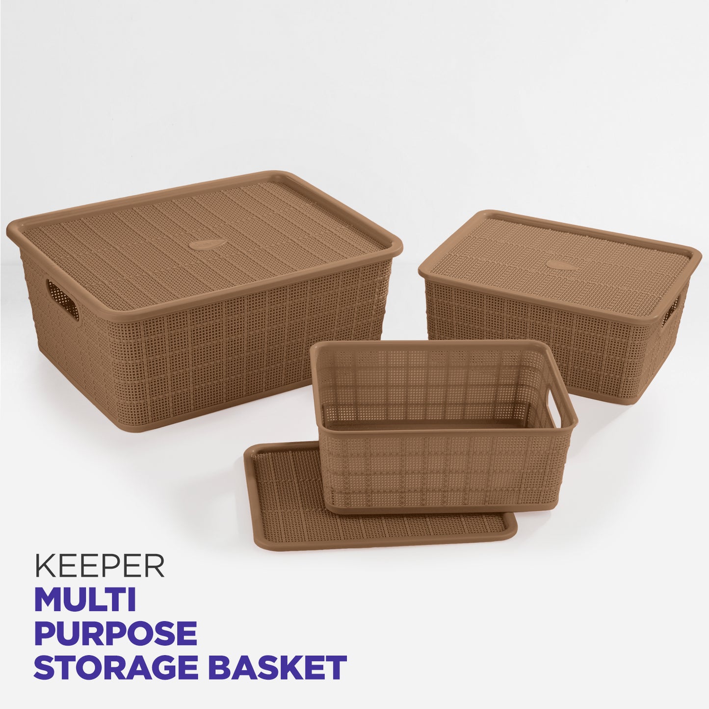 Keeper Basket Bucket brown
