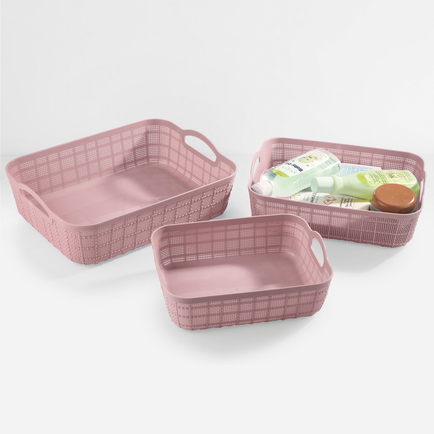 Keeper Tray | Set of 3 | Pink