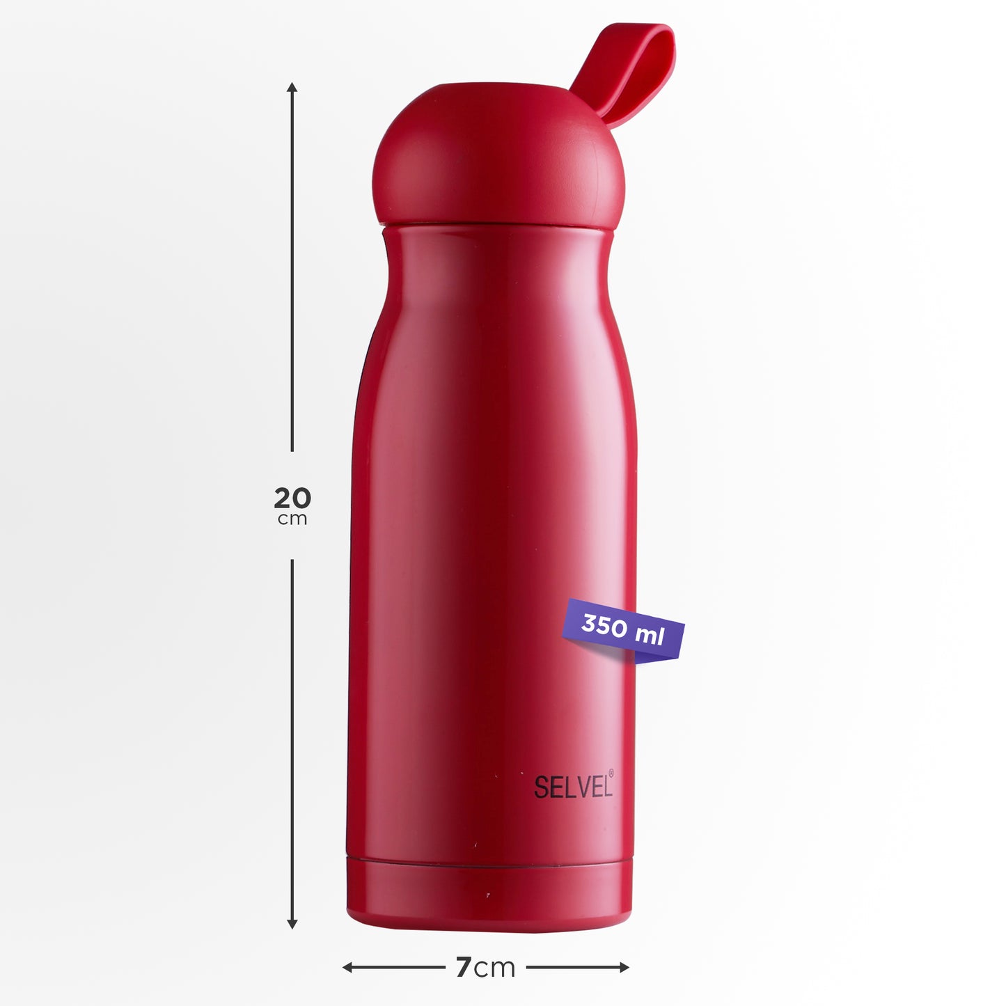Bello Bottle Red | Thermos Flask | 350 ML | 500 ML | 600 ML